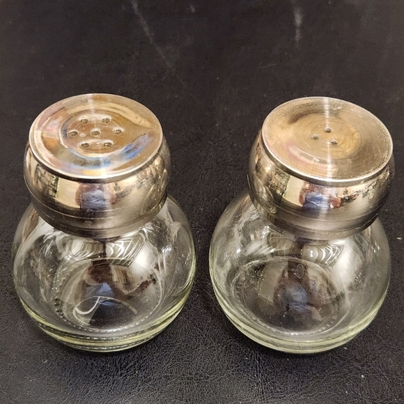 Other - Glass Orbit Style Salt and Pepper Shakers
